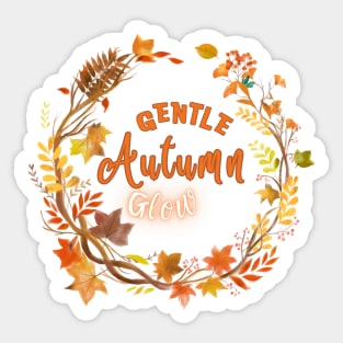 Gentle Autumn Glow Sticker